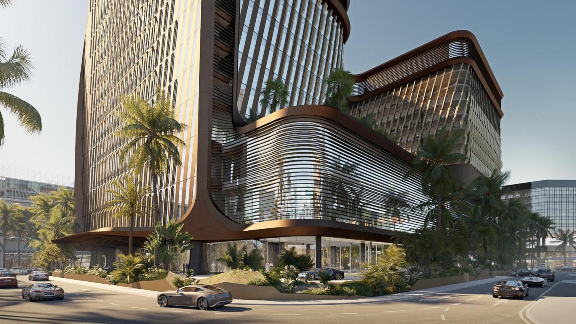 ホテル Mandarin Oriental Downtown, ドバイ エクステリア 写真