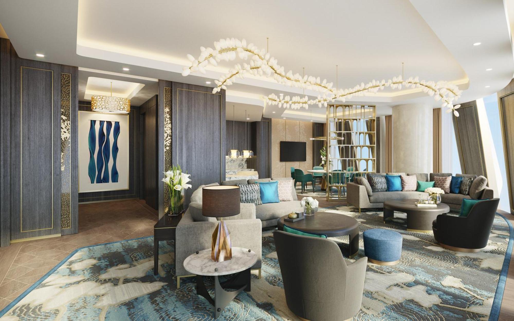 ホテル Mandarin Oriental Downtown, ドバイ エクステリア 写真