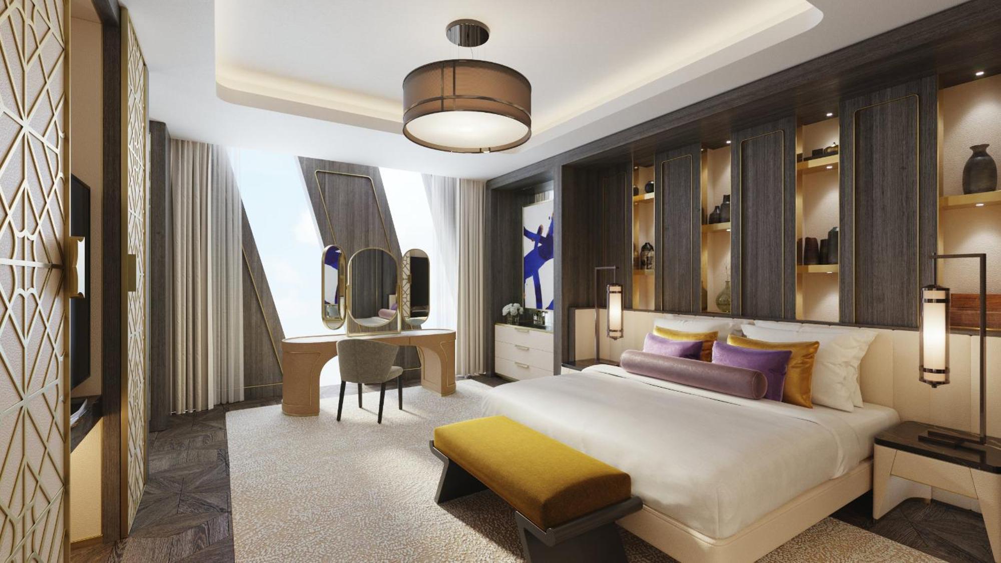 ホテル Mandarin Oriental Downtown, ドバイ エクステリア 写真