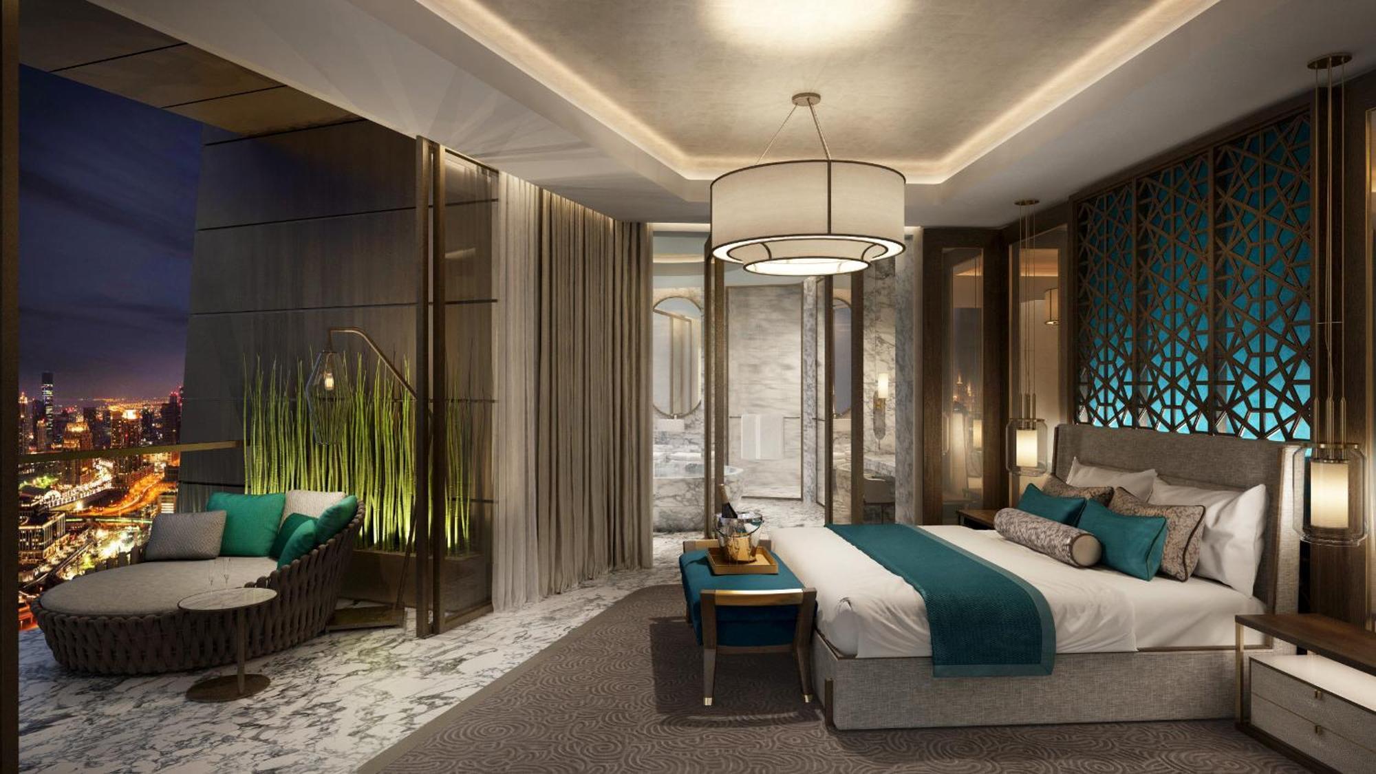 ホテル Mandarin Oriental Downtown, ドバイ エクステリア 写真