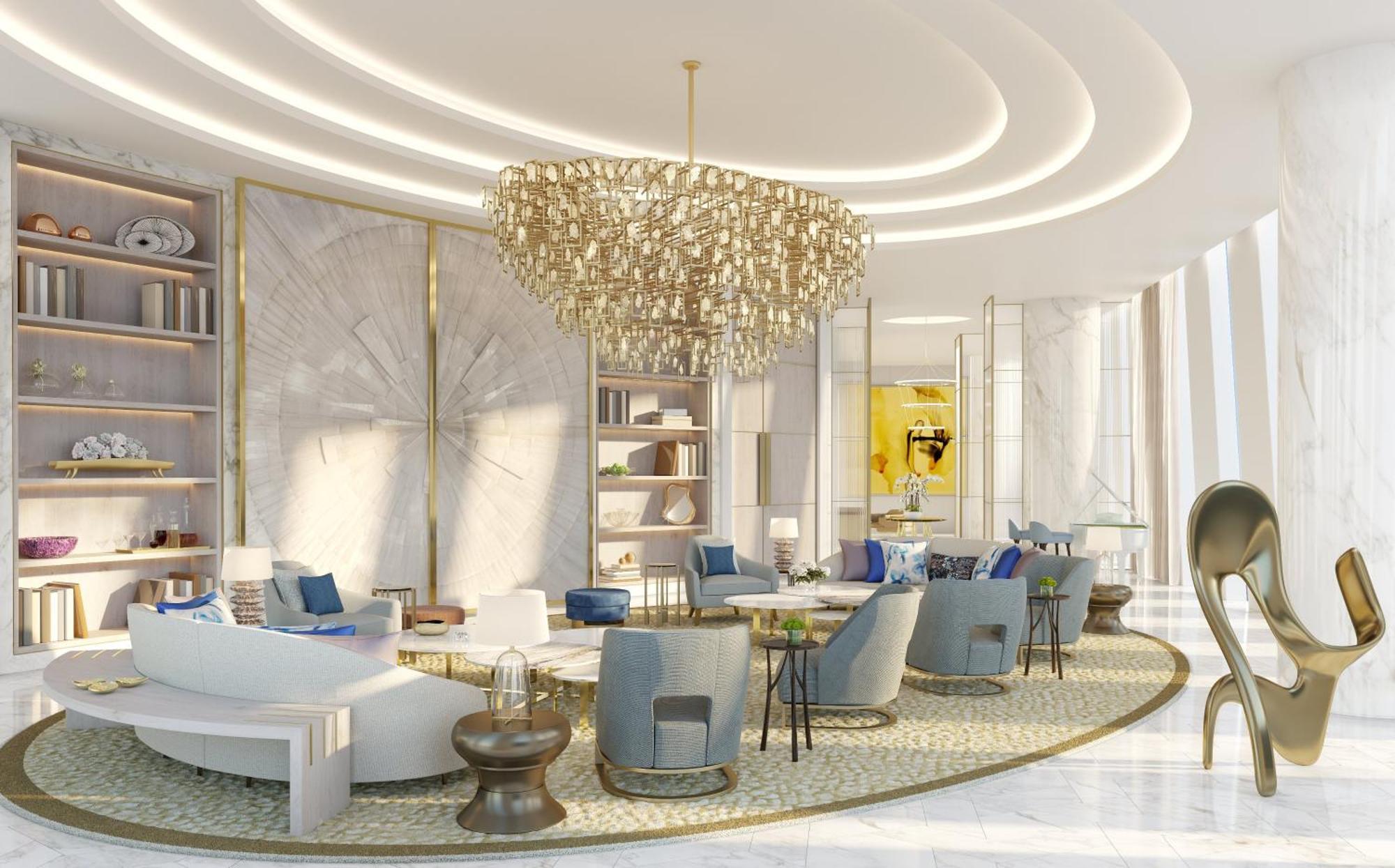 ホテル Mandarin Oriental Downtown, ドバイ エクステリア 写真
