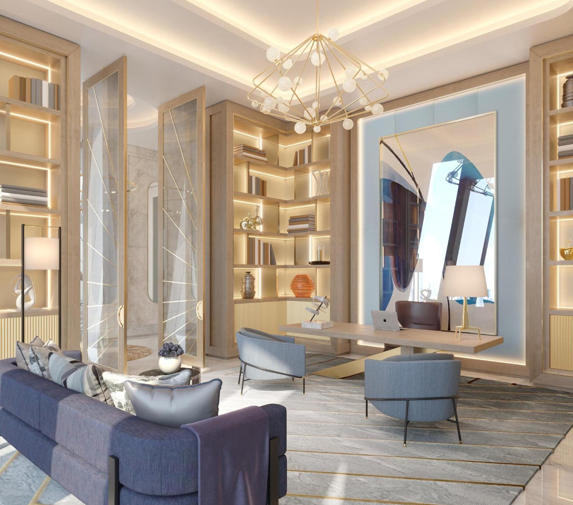 ホテル Mandarin Oriental Downtown, ドバイ エクステリア 写真