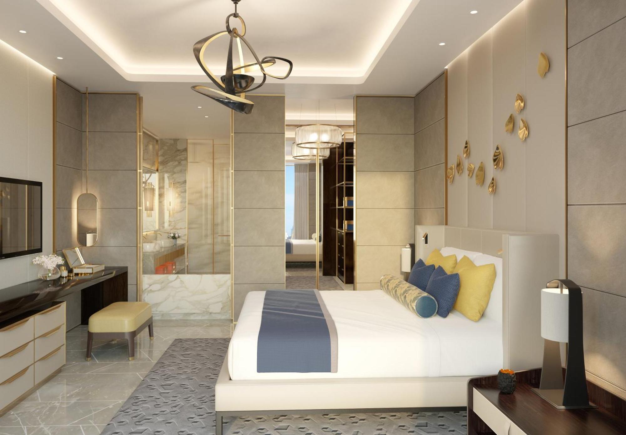 ホテル Mandarin Oriental Downtown, ドバイ エクステリア 写真